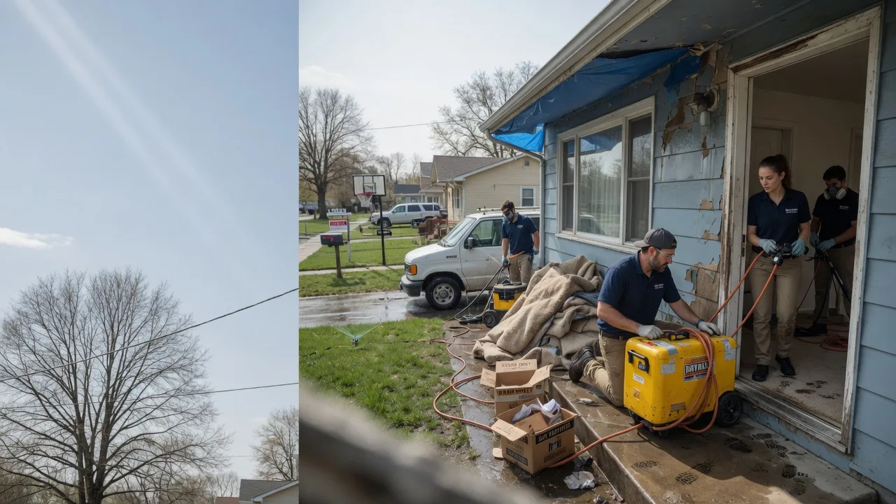 Basement Flood Cleanup in La Luz, NM near me